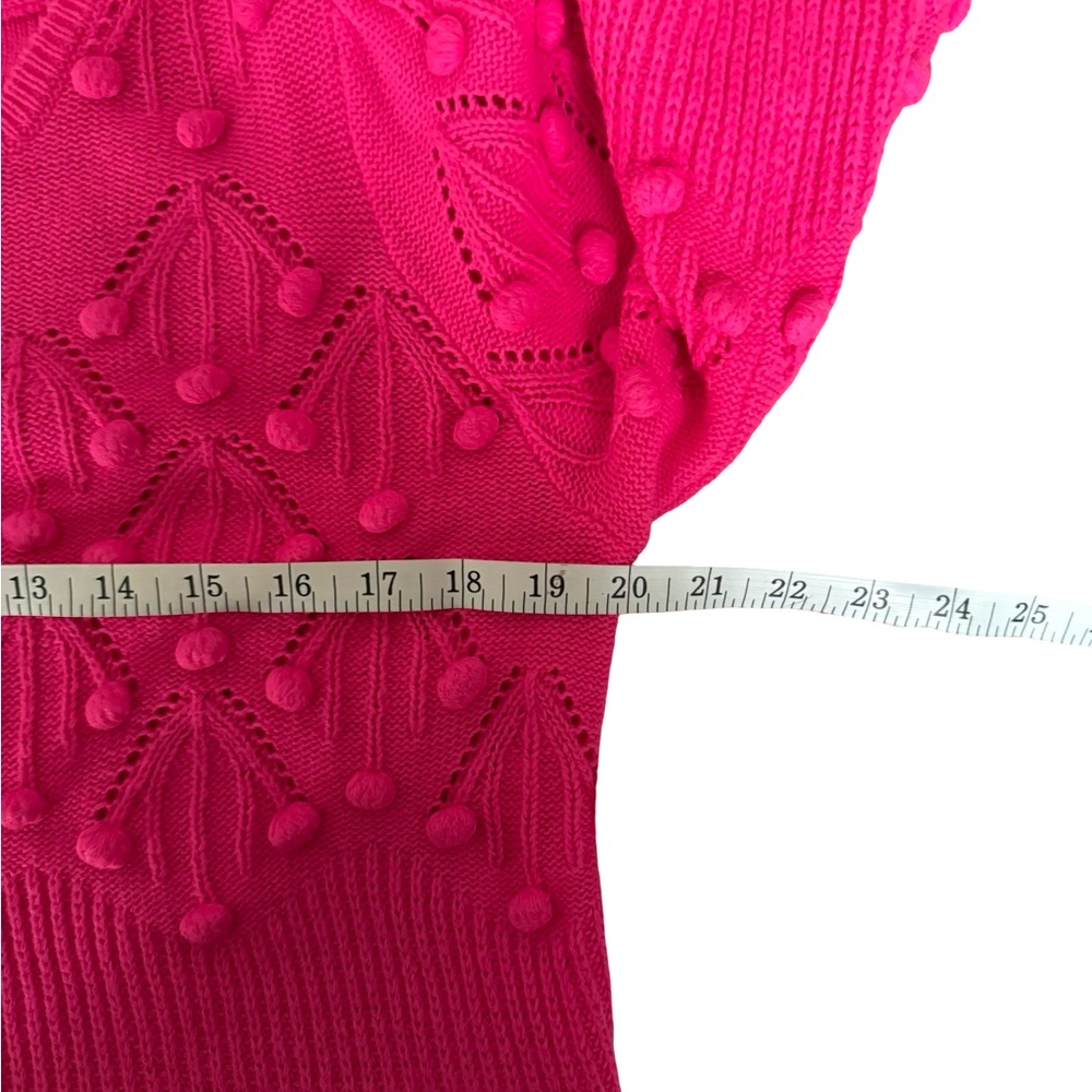 Lilly Pulitzer Nueve Sweater in Hyper Pink Size Medium - Picture 5 of 11
